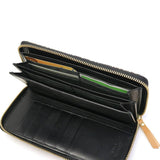 NELD NELDE HEBI SNAKE ROUND FASTNER LONG WALLET AW105