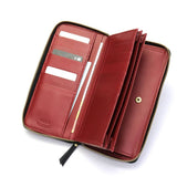 NELD NELDE HEBI SNAKE ROUND FASTNER LONG WALLET AW105