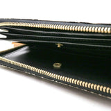 NELD NELDE HEBI SNAKE ROUND FASTNER LONG WALLET AW105