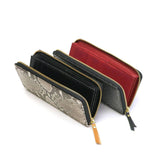 NELD NELDE HEBI SNAKE ROUND FASTNER LONG WALLET AW105