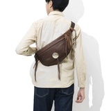 Red Moon Waist Bag REDMOON Bag Body Bag Men Ladies Leather Cowhide RM-MOS