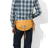 Red Moon Waist Bag REDMOON Bag Body Bag Men Ladies Leather Cowhide RM-MOS