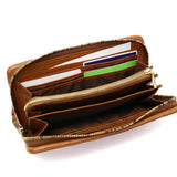 Solatina Long Wallet Solatina Genuine Leather Round Fastener Brand Men's Ladies SW-60050