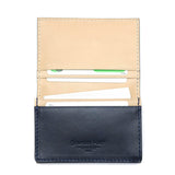 Pemegang Kad Perniagaan Kad Buggy Port Pelabuhan Koi Indigo Dyigo Leather Leather Leather Leather Lelaki Perniagaan Ladies Koi Koi Koi Koi Zys-094