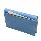 Pemegang Kad Perniagaan Kad Buggy Port Pelabuhan Koi Indigo Dyigo Leather Leather Leather Leather Lelaki Perniagaan Ladies Koi Koi Koi Koi Zys-094