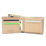 Buggy Port Wallet Port Port Bi-Fold Wallet Koi Indigo Dye Smooth Leather Leather Leather Kotak Jenis Koin Dompet Lelaki Lelaki Koi Koi Koi Zys-098