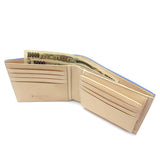 Buggy Port Wallet Port Port Bi-Fold Wallet Koi Indigo Dye Smooth Leather Leather Leather Kotak Jenis Koin Dompet Lelaki Lelaki Koi Koi Koi Zys-098