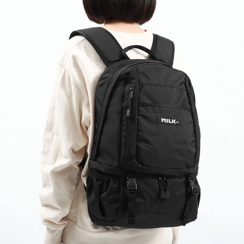 ミルクフェド リュック MILKFED. リュックサック BIG BACKPACK BAR ビッグバックパックバー B4 ナイロン レディース 通学 シューズ収納 03164033