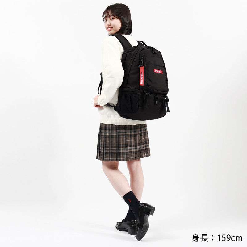 奶牛背囊MILKFED背囊NEO BIG BACKPACK BAR背包背包A4女士上学03182085