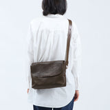 【当店限定モデル】 別注 スロウ ショルダーバッグ SLOW 斜めがけ bono ボノ flap waist bag 小さめ 本革 栃木レザー メンズ レディース 日本製 大人 858S15LG