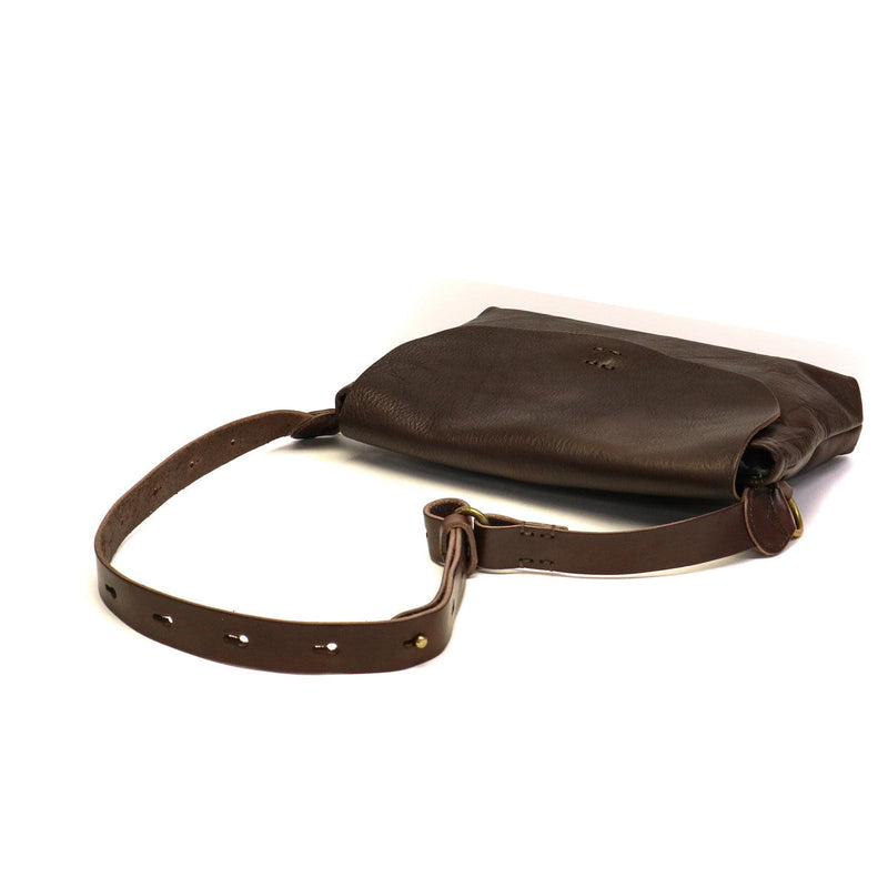 【当店限定モデル】 別注 スロウ ショルダーバッグ SLOW 斜めがけ bono ボノ flap waist bag 小さめ 本革 栃木レザー メンズ レディース 日本製 大人 858S15LG