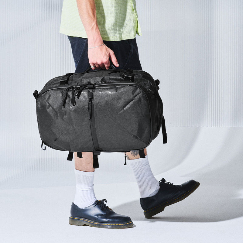 Air Bucksack Men's Ladies大容量時尚時尚黑色的黑色Aer Rucksack Daypack背包休閒企業通勤品牌B4 A4 A4功能簡單旅行2 -layer Ultra Collection 91040