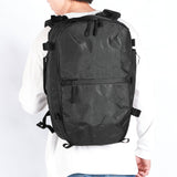 Air Bucksack Men's Ladies大容量時尚時尚黑色的黑色Aer Rucksack Daypack背包休閒企業通勤品牌B4 A4 A4功能簡單旅行2 -layer Ultra Collection 91040