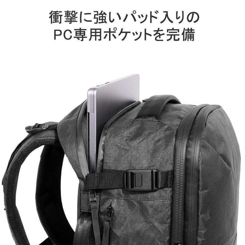 Air Bucksack Men's Ladies大容量时尚时尚黑色的黑色Aer Rucksack Daypack背包背包休闲商务通勤者品牌B4 A4功能简单旅行2 -Layer Ultra Collection 91041