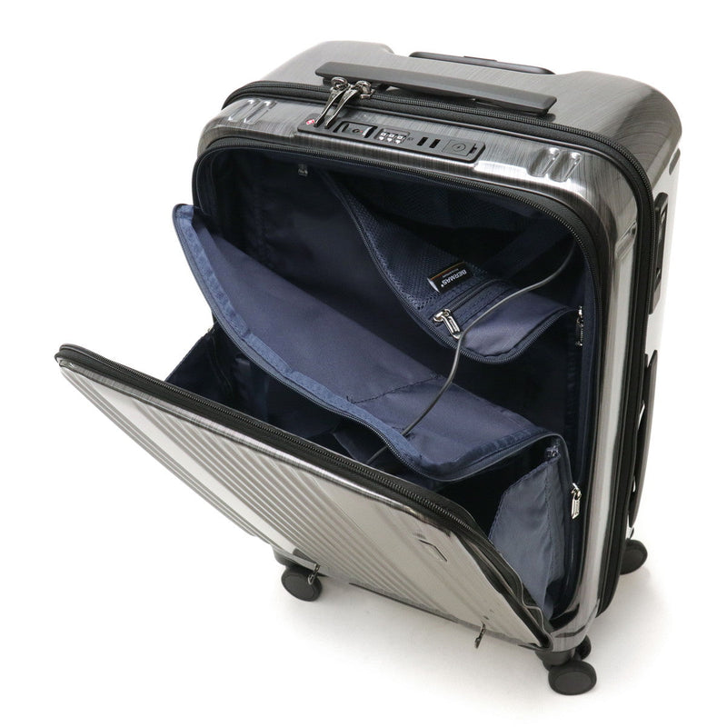 [Genuine 1 year warranty] Bermas Bermas Inter City Front Open Suitcase 53L 60501