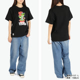 [Produk Jepun Tulen] T-shirt Chums untuk Lelaki dan Wanita, Lengan Pendek, Top Brand Chums, Dicetak, 100% Kapas, Luaran, Putih, Penolak Serangga, Hitam, Anti-Bug, Anti-Bug Air di Bunga T-Shirt CH01-2509