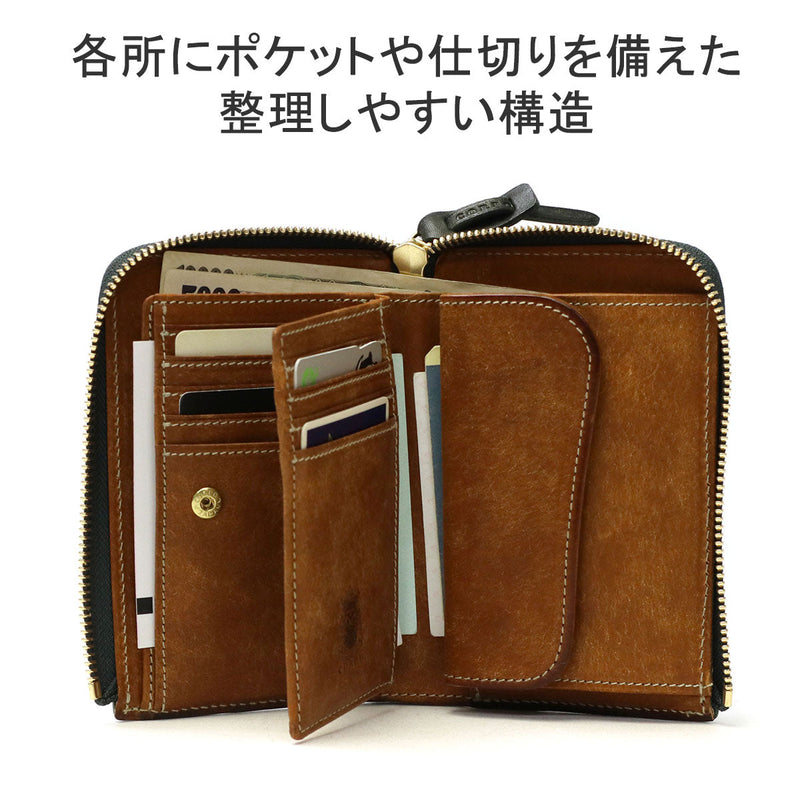 Colvo Bi-Fold錢包男士女士品牌Corbo Wallet Bi Bi-Fold Leather Leather Leather Leather Leather Leather Leather Leather Short Wallet Z形Zye Zye Zyeet錢包，日本有一個大容量卡口袋Pueblo Pueblo Pueblo Publo Publo Publo Publo Publo Publo 1ln-1710