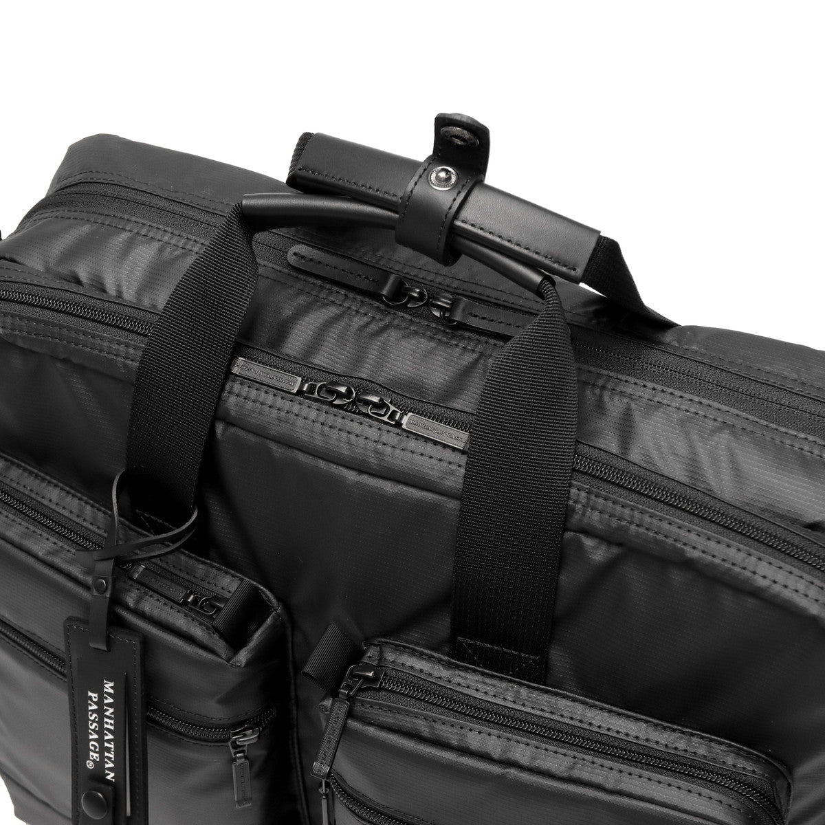 【美品】MANHATTAN PASSAGE ビジネスバッグ ブラック MANHATTAN PASSAGE（マンハッタンパッセージ） トートバッグ A4 8530