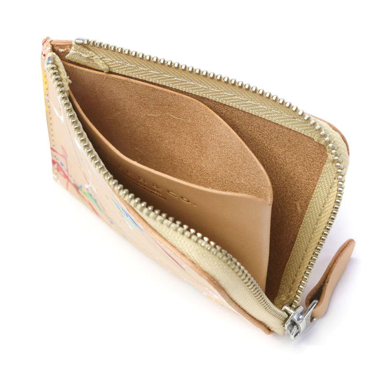 Master and Coin Case Coin Purse Ladies Men's Leather Leather Cute Brand Master & Co. Small genuine leather mini wallet compact thin slim lightweight card L -shaped fastener made in Japan Double Butt Colours MC154666666666