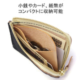 Master and Coin Case Coin Purse Ladies Men's Leather Cute Brand Master & Co. Purse Small Genuine Leather Mini Wallet Compact Thin Slim Lightweight Card L -shaped Fastener Made in Japan Harcalf Colours MC1140