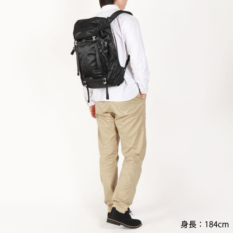 [Peniaga biasa] Karya Backpack Backpack Backpack Jenama Gaya Kapasiti Besar Perniagaan Berkelanjutan Pernikahan Ringan Rightweight B4 Made in Japan Lightning Flap Backpack 02110-V2