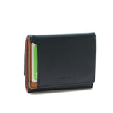 [Regular dealer] Masterpiece Wallet Men's Ladies Wallet Master-Piece Mold Wallet Brand Compact Leather Leather Leather Leather Black Mini Wallet Card Insert BOX Type Coin purse 30s Made in Japan NOTCH 223053