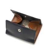 [Regular dealer] Masterpiece Wallet Men's Ladies Wallet Master-Piece Mold Wallet Brand Compact Leather Leather Leather Leather Black Mini Wallet Card Insert BOX Type Coin purse 30s Made in Japan NOTCH 223053