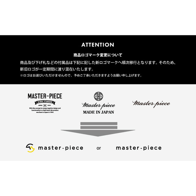 [Regular dealer] Masterpiece Wallet Men's Ladies Wallet Master-Piece Mold Wallet Brand Compact Leather Leather Leather Leather Black Mini Wallet Card Insert BOX Type Coin purse 30s Made in Japan NOTCH 223053