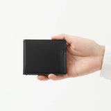 [Regular dealer] Masterpiece Money Clip Wallet Men's Ladies Brand MASTER-PIECE Bi-fold Wallet Genuine leather Black Compact Card Lightweight Japanese made Notch 223058