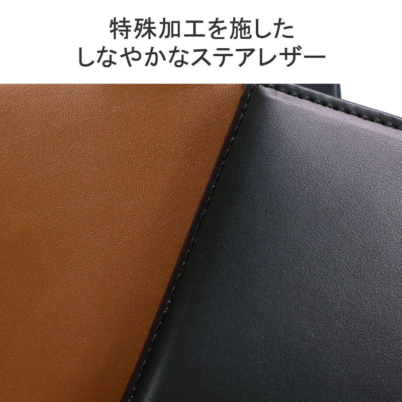 [Regular dealer] Masterpiece Money Clip Wallet Men's Ladies Brand MASTER-PIECE Bi-fold Wallet Genuine leather Black Compact Card Lightweight Japanese made Notch 223058