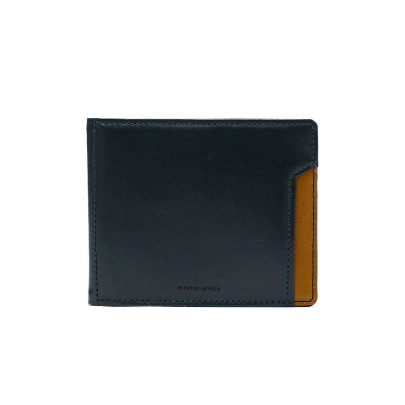 [Regular dealer] Masterpiece Money Clip Wallet Men's Ladies Brand MASTER-PIECE Bi-fold Wallet Genuine leather Black Compact Card Lightweight Japanese made Notch 223058