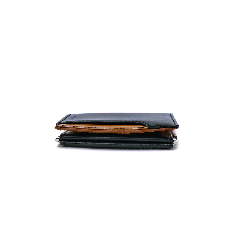 [Regular dealer] Masterpiece Money Clip Wallet Men's Ladies Brand MASTER-PIECE Bi-fold Wallet Genuine leather Black Compact Card Lightweight Japanese made Notch 223058