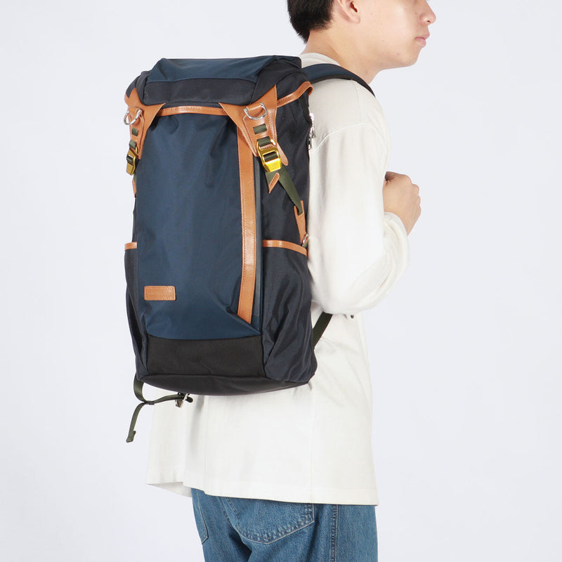 [Peniaga biasa] Karya Backpack Lelaki Besar Kapasiti Master-Piece Rucksack kasual kasual bergaya bergaya jenama penerima air B4 A4 PC Storage 14inch 15L potensi ransel M 01741-V3