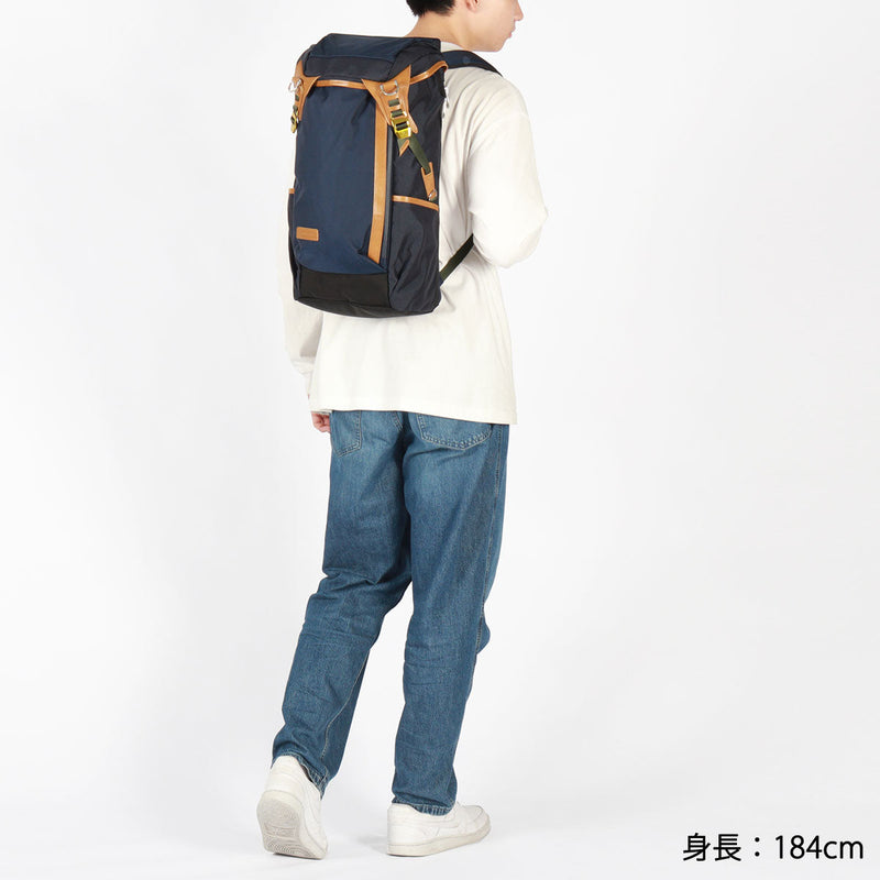 [Peniaga biasa] Karya Backpack Lelaki Besar Kapasiti Master-Piece Rucksack kasual kasual bergaya bergaya jenama penerima air B4 A4 PC Storage 14inch 15L potensi ransel M 01741-V3