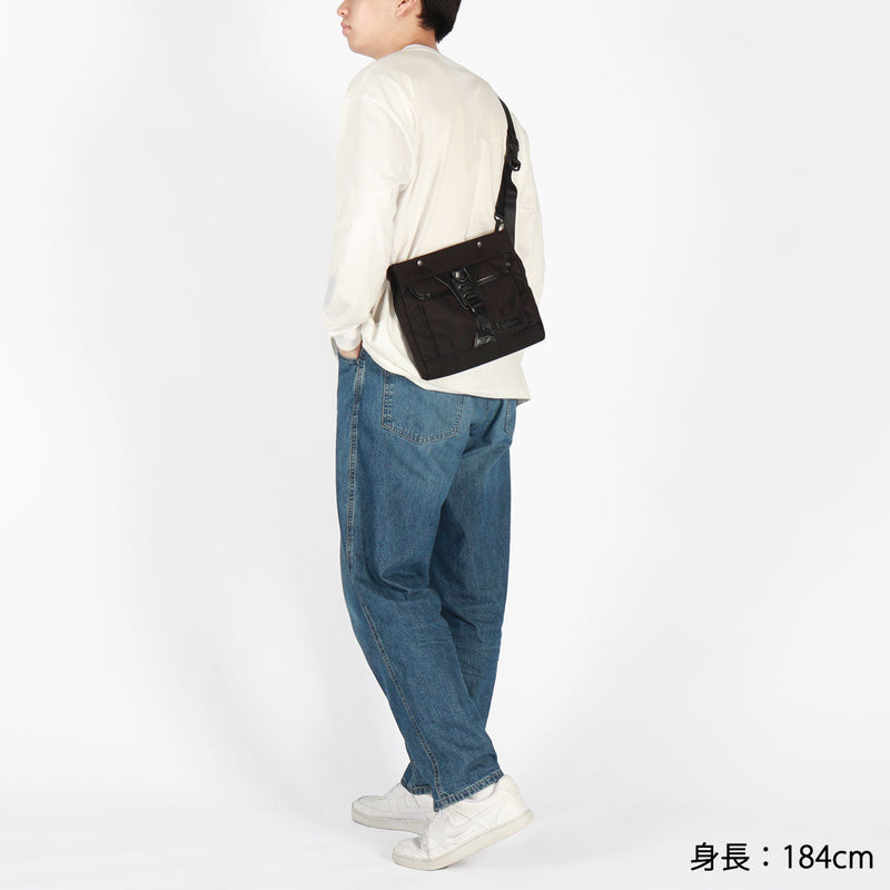 [Regular dealer] Masterpiece shoulder bag Men's diagonal bag brand MASTER-PIECE Sakoche small Cool Bags water repellent nylon A5 Made in Japan Potential Sakosh 01753-V3