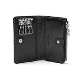 [常規經銷商] MASTER PICES KEY CASE掌握Bridle Coin Coin Purse Leather Card薄迷你緊湊型Bridle皮​​革製造的日本男士女士04235