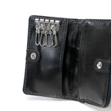 [常规经销商] MASTER PICES KEY CASE掌握Bridle Coin Coin Purse Leather Card薄迷你紧凑型Bridle皮​​革制造的日本男士女士04235