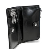 [常規經銷商] MASTER PICES KEY CASE掌握Bridle Coin Coin Purse Leather Card薄迷你緊湊型Bridle皮​​革製造的日本男士女士04235