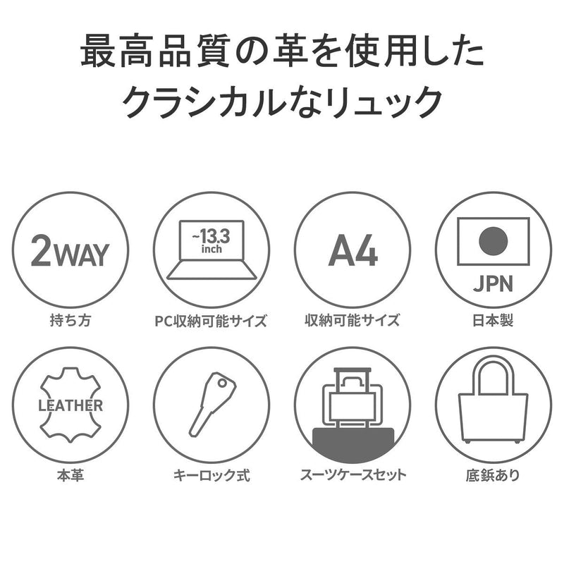 【正規取扱店】 マスターピース リュック メンズ レディース master-piece バッグ リュックサック レザー おしゃれ 通勤 A4 PC 13.3inch 2WAY 日本製 tact leather ver. バックパック M 04023-l