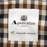 【正規取扱店】 マスターピース ショルダーバッグ Aquascutum × master-piece フロントパック バッグ ナイロン 撥水 斜めがけ コラボ 日本製 メンズ レディース 02870-aq