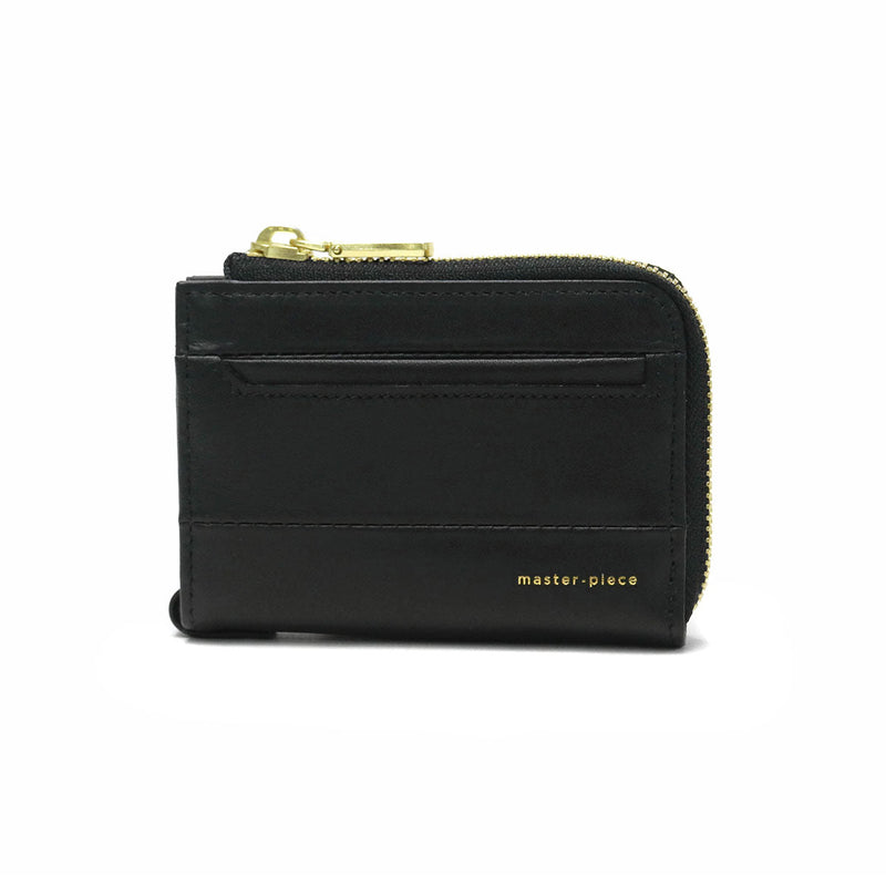 [Regular dealer] Master Piece key case MASTER-PIECE GLOSS Compact zipper Card waterproof Oil leather leather Japanese Men's Ladies 02844