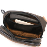 [Regular dealer] Masterpiece Body Bag Men Genuine Leather Beautiful MASTER-PIECE Waist Bag Brand Leather Small Limited Light Light Light Light Japanese-made Nylon Nylon Adult Horizontal EXPLORER 43454