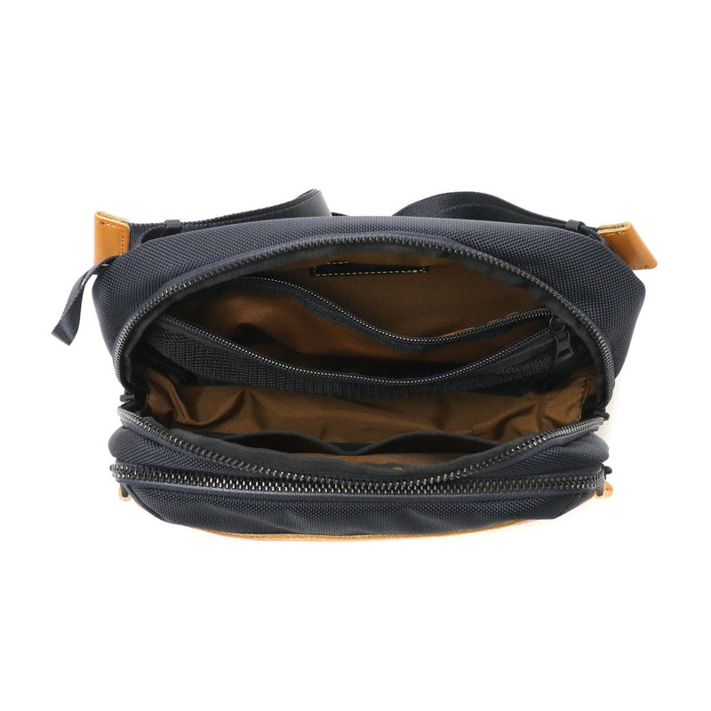 [Regular dealer] Masterpiece Body Bag Men Genuine Leather Beautiful MASTER-PIECE Waist Bag Brand Leather Small Limited Light Light Light Light Japanese-made Nylon Nylon Adult Horizontal EXPLORER 43454