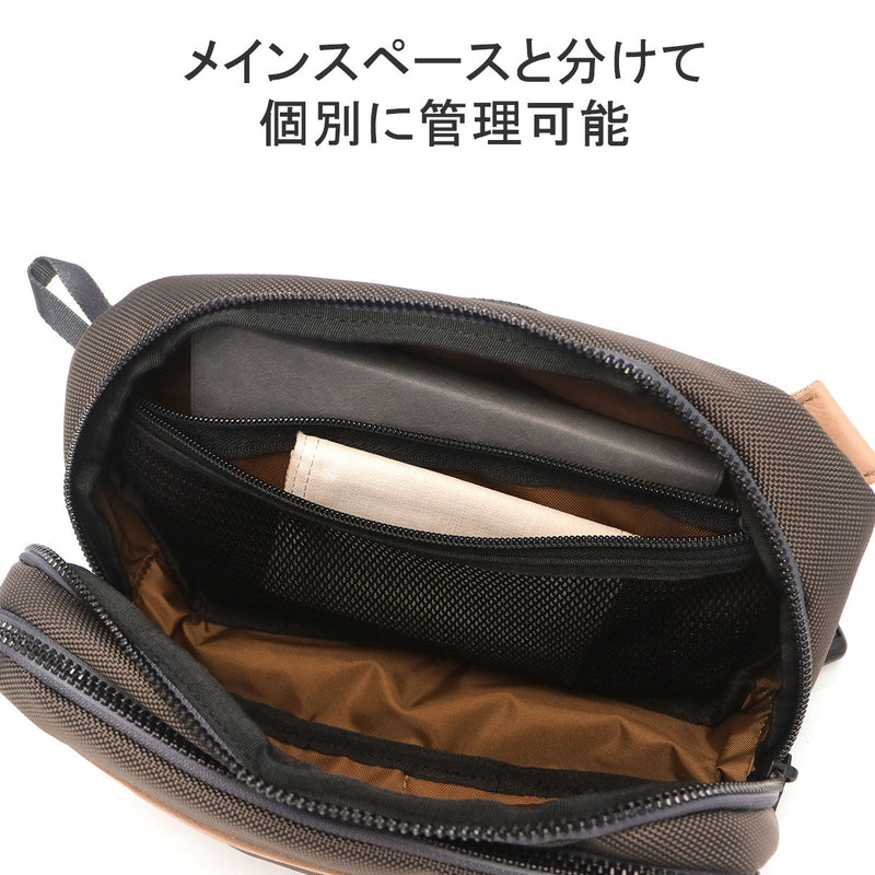 [Regular dealer] Masterpiece Body Bag Men Genuine Leather Beautiful MASTER-PIECE Waist Bag Brand Leather Small Limited Light Light Light Light Japanese-made Nylon Nylon Adult Horizontal EXPLORER 43454