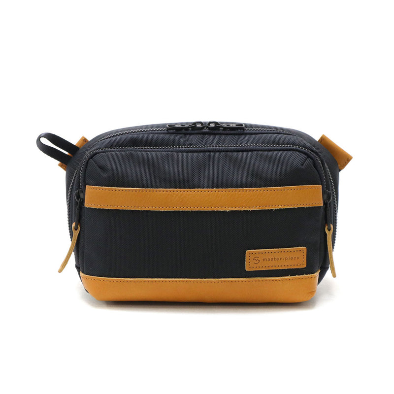 [Regular dealer] Masterpiece Body Bag Men Genuine Leather Beautiful MASTER-PIECE Waist Bag Brand Leather Small Limited Light Light Light Light Japanese-made Nylon Nylon Adult Horizontal EXPLORER 43454