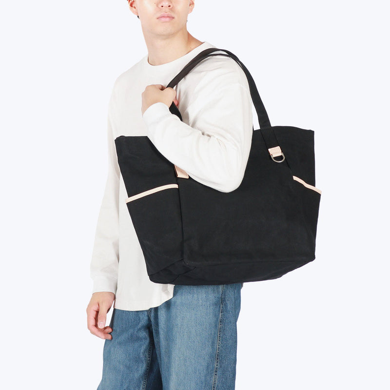 [Regular dealer] Masterpiece Tote Bag L Men's Ladies Large Canvas Kurashiki Canvas Volcano Large capacity