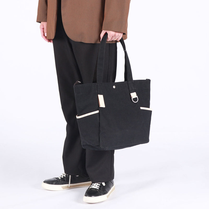 [Regular dealer] Masterpiece Tote Bag M Men's Ladies Large Canvas A4 MASTER-PIECE Bag Casual Brand Lightweight Kurashiki Waterproof 15L Commuting Sleep Sideline Sideline Independent Cloth RB TOTE2 224051