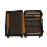 Master Piece Suit Case M Size M Master Piece Case Large Frame Type Stopper 75L Large capacity TSA TS Lock Travel Fashionable Simple Durable Black Durable Polycarbonate 505003