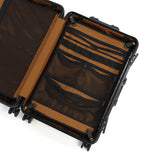 Master Piece Suit Case M Size M Master Piece Case Large Frame Type Stopper 75L Large capacity TSA TS Lock Travel Fashionable Simple Durable Black Durable Polycarbonate 505003