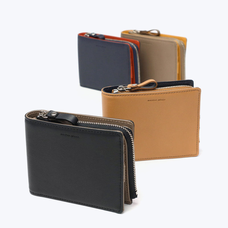 [Regular dealer] Masterpiece Wallet Men's Ladies Ladies Bi-fold Compact Master-PieCE Bi-fold Wallet Brand Genuine Leather Leather Leather Purse There is a coin purse that does not break in Japan Refine Bi-fold wallet 223162